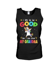 I Try To Be Good - Best Gift For Grandson Unisex Tank tile