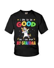I Try To Be Good - Best Gift For Grandson Youth T-Shirt front