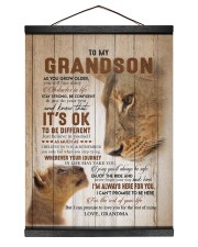 I'M ALWAYS HERE FOR YOU - GIFT FOR GRANDSON Hanging Canvas tile
