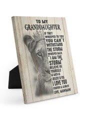 I AM THE STORM - MAWMAW TO GRANDDAUGHTER Easel-Back Gallery Wrapped Canvas tile
