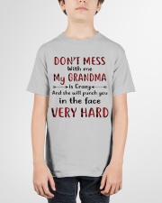 DON'T MAKE ME ACT LIKE MY GRANDMA Youth T-Shirt garment-youth-tshirt-front-01