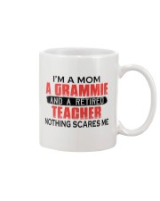 NOTHING SCARES ME - RETIRED NURSE - MOM - GRAMMIE Mug tile