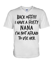 WONDERFUL GIFT FROM NANA TO GRANDSON V-Neck T-Shirt tile
