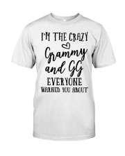 I'M THE CRAZY GRAMMY AND GG - PERFECT GIFT FOR GRAMMY AND GG Premium Fit Mens Tee tile