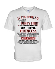 LIKE A PRINCESS - GREAT GIFT FOR GRANDDAUGHTER V-Neck T-Shirt tile