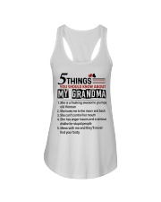 5 THINGS ABOUT MY GRANDMA - GIFT FOR GRANDKIDS Ladies Flowy Tank tile
