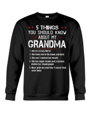 5 THINGS YOU SHOULD KNOW ABOUT MY GRANDMA Crewneck Sweatshirt tile