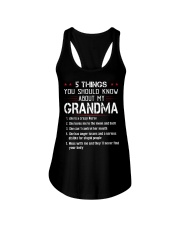 5 THINGS YOU SHOULD KNOW ABOUT MY GRANDMA Ladies Flowy Tank tile