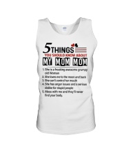 5 THINGS ABOUT MY MOM MOM - GIFT FOR GRANDKIDS Unisex Tank tile