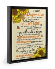 YOU'RE MORE THAN JUST A DAUGHTER-IN-LAW Floating Framed Canvas Prints Black tile