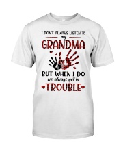 LISTEN TO MY GRANDMA - BEST GIFT FOR GRANDDAUGHTER Classic T-Shirt tile