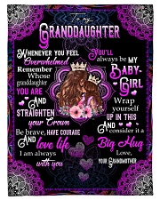 BIG HUG - TO GRANDDAUGHTER FROM GRANDMOTHER Small Fleece Blanket - 30" x 40" front