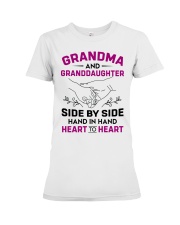 HEART TO HEART - GRANDMA TO GRANDDAUGHTER Premium Fit Ladies Tee tile