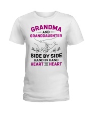 HEART TO HEART - GRANDMA TO GRANDDAUGHTER Ladies T-Shirt tile