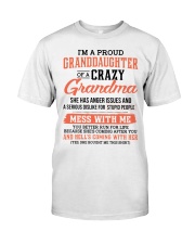 PROUD GRANDDAUGHTER OF A CRAZY GRANDMA Premium Fit Mens Tee tile
