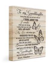I THINK ABOUT YOU - PERFECT GIFT FOR GRANDDAUGHTER 11x14 Gallery Wrapped Canvas Prints front