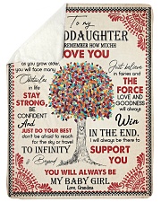 LOVE AND GOODNESS - GRANDMA TO GRANDDAUGHTER Sherpa Fleece Blanket tile