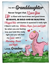 I Love You - Lovely Gift For Granddaughter Small Fleece Blanket - 30" x 40" front