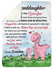 I Love You - Lovely Gift For Granddaughter Sherpa Fleece Blanket tile