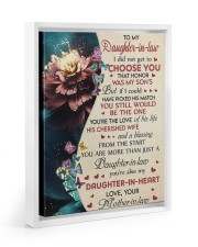 YOU'RE ALSO MY DAUGHTER-IN-HEART Floating Framed Canvas Prints White tile