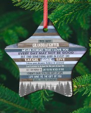 FOLLOW YOUR DREAMS - GRANDMA TO GRANDDAUGHTER Star ornament - single (wood) custom-star-ornament-single-wood-lifestyle-10