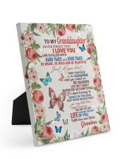 KEEP FACE TO THE SUNSHINE GIFT FOR GRANDDAUGHTER Easel-Back Gallery Wrapped Canvas tile