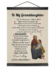 I WILL LOVE YOU - GREAT GIFT FOR GRANDDAUGHTER Hanging Canvas tile