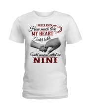 HOW MUCH LOVE MY HEART HOLD - BEST GIFT FOR NINI Ladies T-Shirt tile