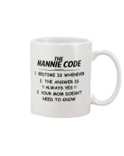 THE NANNIE CODE - BEDTIME IS WHENEVER Mug tile