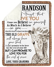I LOVE YOU - GREAT GIFT FOR GRANDSON Sherpa Fleece Blanket tile