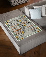 I LOVE YOU - GIFT FOR GRANDDAUGHTER Small Fleece Blanket - 30" x 40" aos-coral-fleece-blanket-30x40-lifestyle-front-03