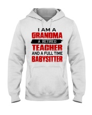 A RETIRED TEACHER - MEANINGFUL GIFT FOR GRANDMA Hooded Sweatshirt tile
