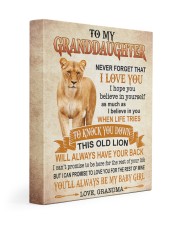 I LOVE YOU - GREAT GIFT FOR GRANDDAUGHTER 11x14 Gallery Wrapped Canvas Prints front