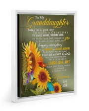 FOLLOW YOUR DREAMS - TO GRANDDAUGHTER FROM MEME Floating Framed Canvas Prints White tile