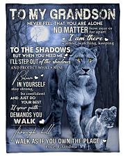 BELIEVE IN YOURSELF - BEAUTIFUL GIFT TO GRANDSON Small Fleece Blanket - 30" x 40" front
