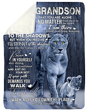 BELIEVE IN YOURSELF - BEAUTIFUL GIFT TO GRANDSON Sherpa Fleece Blanket tile
