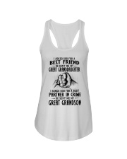 I Asked God For A Best Friend - Great Gift For Grandma Ladies Flowy Tank tile