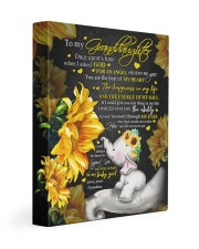HAPPINESS IN MY LIFE - BEST GIFT FOR GRANDDAUGHTER 11x14 Gallery Wrapped Canvas Prints front