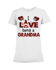 I Love Being A Grandma - Perfect Gift For Grandma Premium Fit Ladies Tee tile