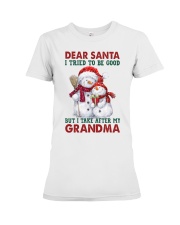 I Take After My Grandma - Best Gift For Grandchild Premium Fit Ladies Tee tile