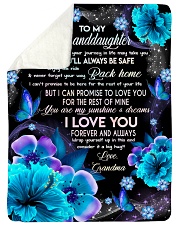 I LOVE YOU - TO GRANDDAUGHTER FROM GRANDMA Sherpa Fleece Blanket tile