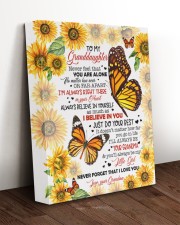 Just Do Your Best - Great Gift For Granddaughter 11x14 Gallery Wrapped Canvas Prints aos-canvas-pgw-11x14-lifestyle-front-17