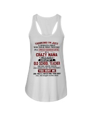 I'M A SPOILED GRANDDAUGHTER OF A CRAZY NANA Ladies Flowy Tank tile