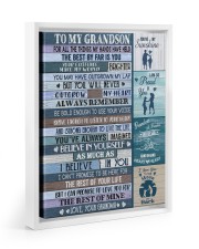 I BELIEVE IN YOU - TO GRANDSON FROM GRANDMA 11x14 White Floating Framed Canvas Prints thumbnail