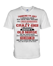 A SPOILED CHILD - SPECIAL GIFT FOR GRANDDAUGHTER V-Neck T-Shirt tile