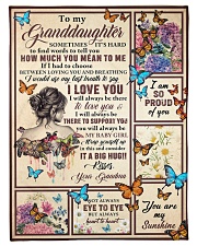 I AM SO PROUD OF YOU - BEST GIFT FOR GRANDDAUGHTER Small Fleece Blanket - 30" x 40" front