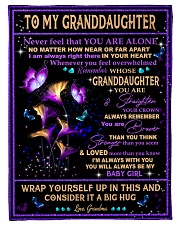 CONSIDER IT A BIG HUG - GRANDMA TO GRANDDAUGHTER Small Fleece Blanket - 30" x 40" front