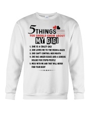 5 THINGS - ABOUT MY GIGI Crewneck Sweatshirt tile