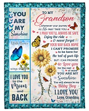 YOU ARE MY SUNSHINE - BEST GIFT FOR GRANDSON Small Fleece Blanket - 30" x 40" front