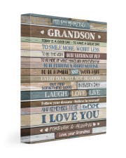 I LOVE YOU - BEST GIFT FOR GRANDSON 11x14 Gallery Wrapped Canvas Prints front